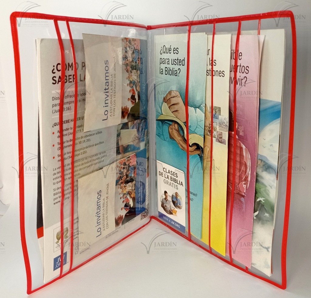 REVISTERO FLEXIBLE TRANSPARENTE C/TARJETA