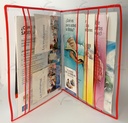 REVISTERO FLEXIBLE TRANSPARENTE C/TARJETA