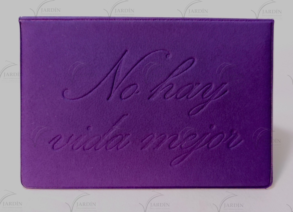 TARJETERO RELIEVE NO HAY VIDA MEJOR