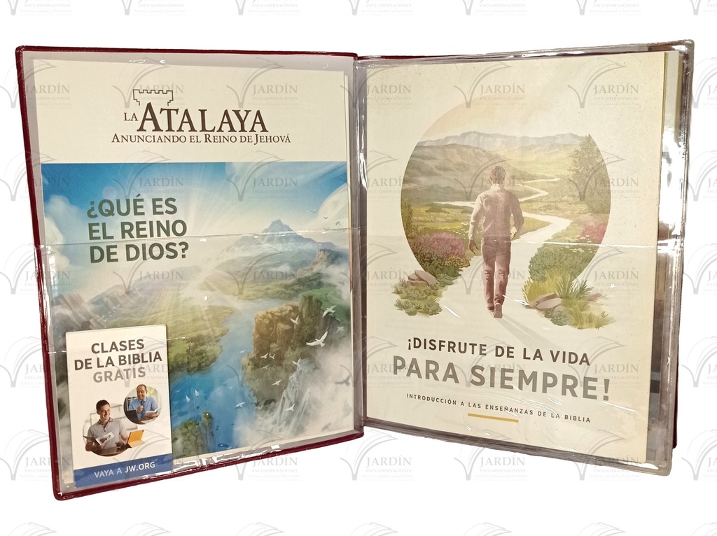 REVISTERO TIPO CARPETA TRANSPARENTE