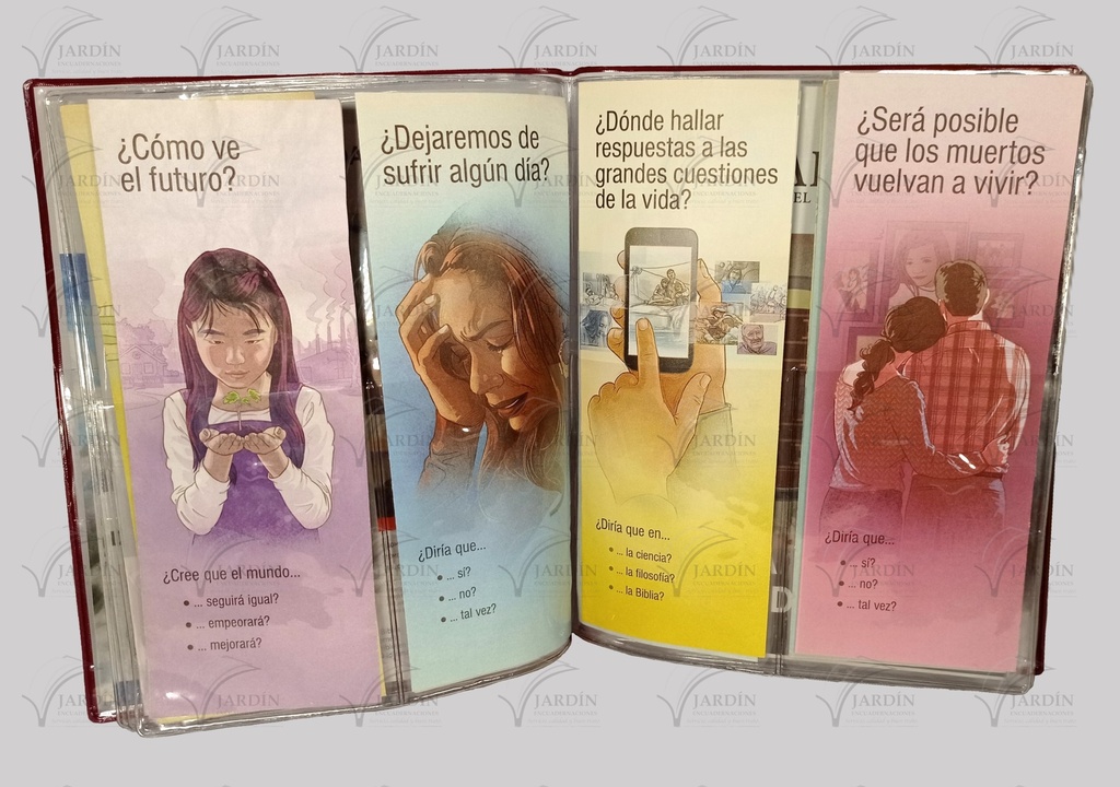 REVISTERO TIPO CARPETA TRANSPARENTE