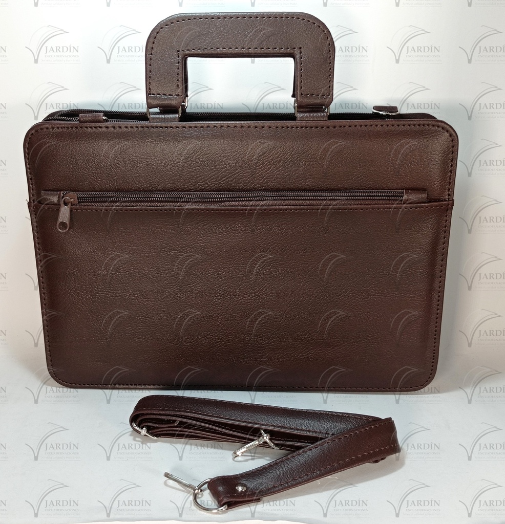 PORTAFOLIO PT-16 DOS BOLSAS C/TAPA CORRIDA