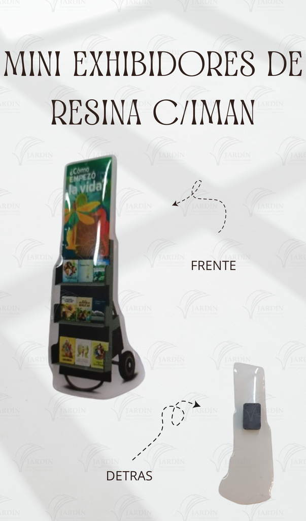 MINI EXHIBIDOR C/IMAN (MINI 3 X 8 CM)