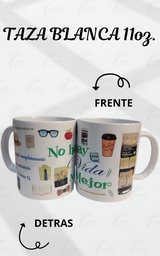 [TZ-01H] TAZA BLANCA 11 ONZ (Mod 01 No hay vida mejor 2Tim. 4:5 Hombre)