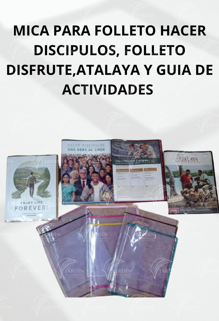 MICA VARIOS (FOLLETO HACER DISCIPULOS, FOLLETO DISFRUTE, ATALAYA, GUIA DE ACTIVIDADES)