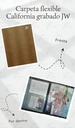 CARPETA FLEXIBLE GRABADO JW CALIFORNIA