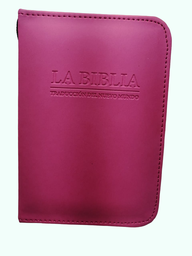 FORRO BIBLIA DE BOLSILLO C/CIERRE PASTA FLEXIBLE RELIEVE CALIFORNIA