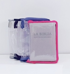 FORRO BIBLIA DE BOLSILLO C/CIERRE TRANSPARENTE
