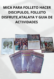 MICA VARIOS (FOLLETO HACER DISCIPULOS, FOLLETO DISFRUTE, ATALAYA, GUIA DE ACTIVIDADES)
