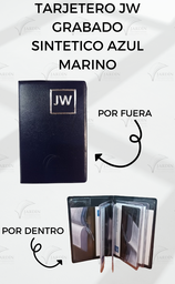 TARJETERO JW GRABADO SINTETICO