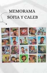 [NSC-02] MEMORAMA SOFIA Y CALEB (40 TARJETAS, 20 PERSONAJES)