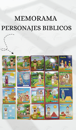 [NP-02] MEMORAMA PERSONAJES BIBLICOS (40 TARJETAS, 20 PERSONAJES)