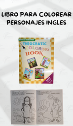 [NSCI-01] LIBRO PARA COLOREAR PERSONAJES INGLÉS (NOÉ, SANSÓN, ETC.) ( 21 X 28 CM)