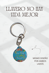 [33Z-02] LLAVERO NO HAY VIDA MEJOR MOD.AZUL